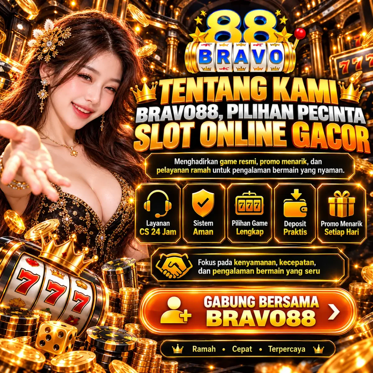 Banner halaman Tentang BRAVO88: Kenali BRAVO88 Sebelum Memilih Permainan Slot Online